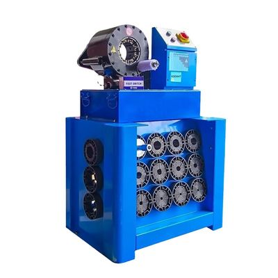 qualidade  Building Material Stores Dies Rack 2" 2.5 4" 6" P32 Hydraulic Pipe Crimper Machine Pipe Crimping Machine fábrica